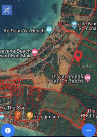 ขายที่ดิน 3 ไร่ เกาะหมาก าคาถูก เจ้าของขายเอง จังหวัดตราด ที่ตั้ง : ตำบลเกาะหมาก อำเภอเกาะกูด จังหวัดตราด 23000ขนาดที่ดิน : 3 ไร่รายละเอียดขายที่ดิน เกาะหมาก จังหวัดตราด ราคาถูก เจ้าของขายเองทางเข้าถนนสาธารณะ ติดถนนสองมุมหน้ากว้าง 96 เมตร ลึก 48 เมตรพร้อมบ้านในที่ดินค่าโอนและภาษีคนละครึ่งราคาเดิมไร่ละ 6 ล้านบาท ขายจำนวน 3 ไร่ = 18 ล้านลดเหลือ 12 ล้านสถานที่ใกล้เคียง :- �