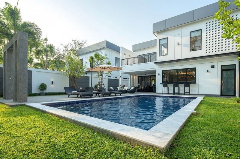 5 หลังสุดท้าย ราคาเริ่มต้น 10,498,000 บาท บ้านสวยสร้างใหม่ สไตล์โมเดิร์น พร้อมสระว่ายน้ำ ทำเลดี โซนหางดง