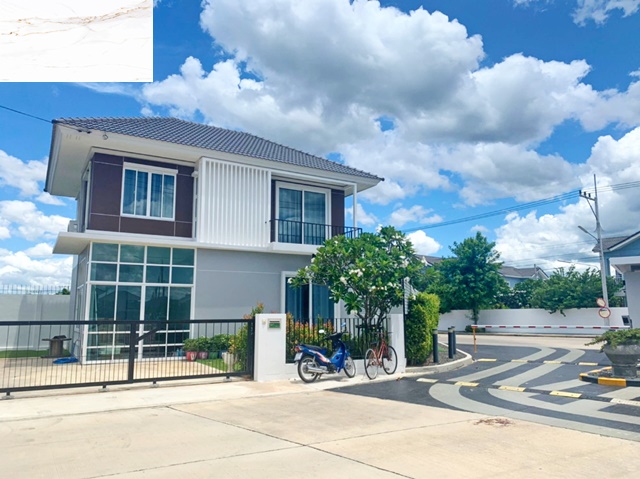 บ้านเดี่ยว 2 ชั้น หลังมุม PTT Station ปตท.หินเหล็กไฟ 450ม. 3นอน 3น้ำ 52ตร.วา. 250ตร.ม. รร.นานาชาติหัวหิน 7.0 กม. พร้อมเฟอร์ ตลาดหนองขอน