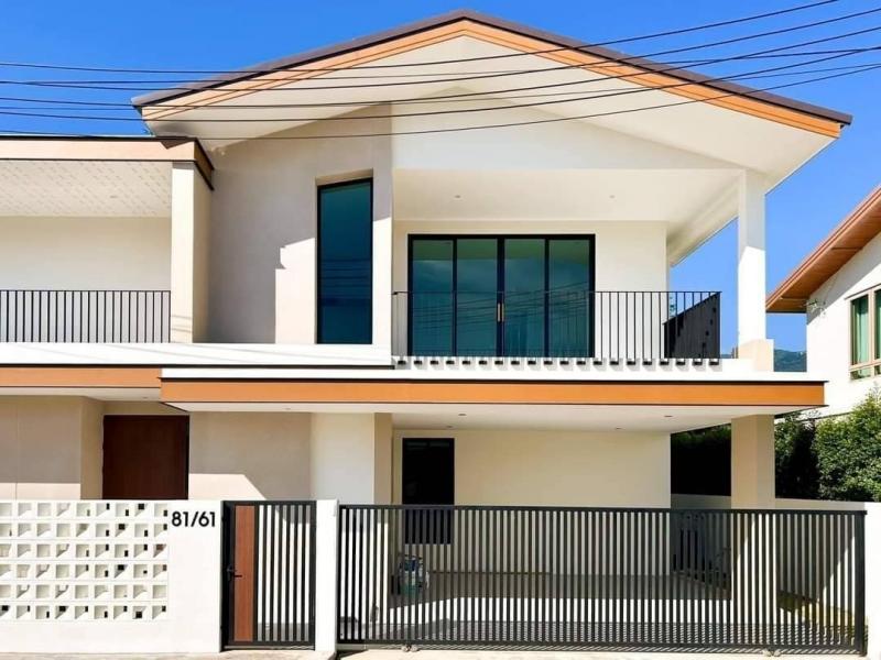 โซนสุเทพ ขาย 10.5 ล้าน 56 ตรว. #บ้านสร้างใหม่ ใจกลางเมือง #อำเภอเมือง #ใกล้นิมมาน #ใกล้สนามบิน จัดสวนรอบบ้าน ตรงข้ามสวนสาธารณะหมู่บ้าน