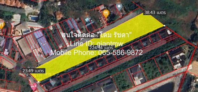 ที่ดิน ที่ดิน บ้านป่าหลาย อ.เมืองภูเก็ต  7900000 - ใกล้กับ หาดป่าหล่าย 1.4 กม. BIG SURPRISE ภูเก็ต   