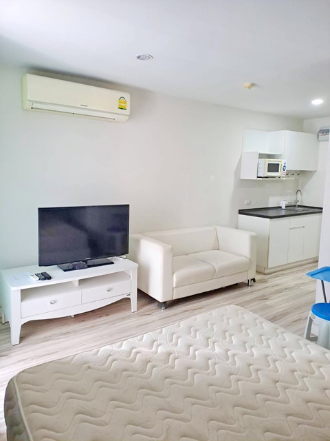 รัตนาธิเบศ ตึกA ชั้น4 26ตร.ม. ห้อง Studio ถ.ราชพฤกษ์  MRTบางรักใหญ่  เครื่องใช้ไฟฟ้าครบ S9 Condo ค.ซักผ้า 1น้ำ 