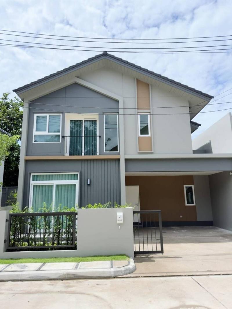 บ้านใหม่มินิมอล์ ให้เช่า 55,000 บาท/เดือน #อณาสิริ #พายัพ #ใกล้เซ็นเฟสและบิ๊กซี #เลี้ยงสัตว์ได้ 