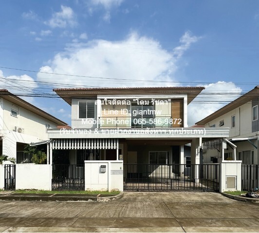 บ้าน บ้านเดี่ยว 2 ชั้นพร้อมอยู่ ม.พาร์คเวย์ แอทอีซ รามคำแหง 190/1  5490000 บ. ไม่ไกลจาก โลตัส สุขาภิบาล 3 = 4.6 กม. คุ้มค่าคุ้มราคา กรุงเทพ