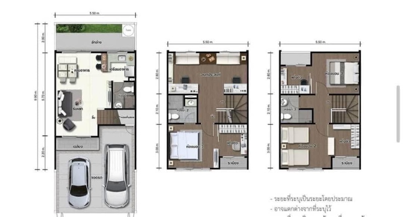BH3530 ให้เช่าทาวน์โฮม 3 ชั้น บ้านลุมพินี ทาวน์เพลส สุขุมวิท-ศรีนครินทร์ ใกล้ BTS สำโรง และ BTS ศรีนครินทร์