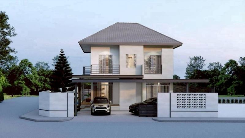 Pre-Sale 7.55 ล้าน 50 ตรว. 4 นอน 3 น้ำ #กุลพันธ์วิลล์9 #หางดง บ้าน Modern Luxury Pool Villa #แปลงมุม #Fully furnished พร้อมเข้าอยู่ได้เลย