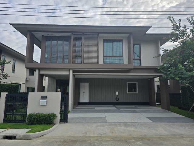 รหัสC6718 ให้เช่าบ้านเดี่ยว 2ชั้น หมู่บ้านบุราสิริ กรุงเพทกรีฑา บ้านตกแต่งหรู เฟอร์นิเจอร์ครบทั้งหลัง