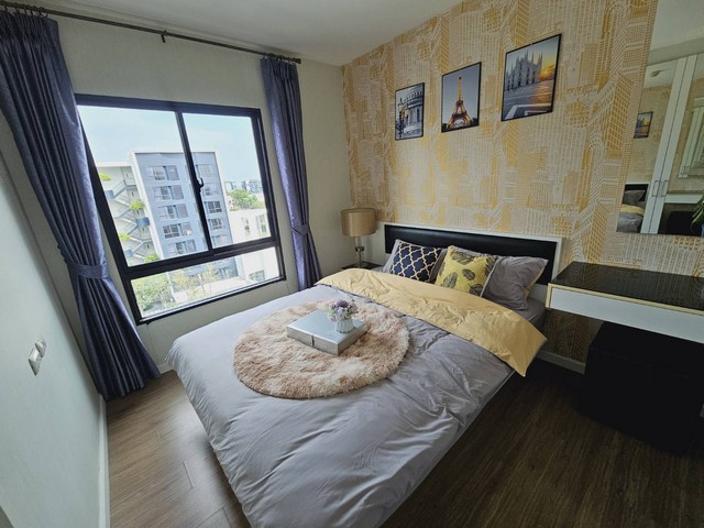 ขาย ICONDO SUKHUMVIT 105 ตกแต่งใหม่พร้อมอยู่ ใกล้ BTSสายใหม่ สีเหลือง ศรีลาซาล