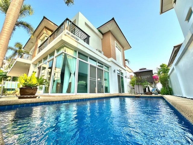 บ้านเดี่ยวพร้อมสระว่ายน้ำ มบ.เฮอริเทจ บางพระ สุขุมวิท ชลบุรี TP-H1178