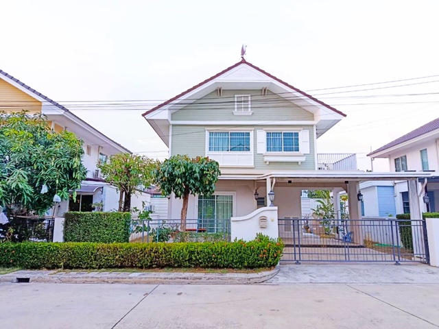 เพอร์เฟคเพลสการกีฬา​ไทย​ 3กม. สนามกอล์ฟกรุงเทพกรีฑา 4.8กม.บ้านเดี่ยว วงแหวน บ้านเดี่ยว 2 ชั้น ขนาด 59ตร.ว. 3นอน 3น้ำ 159 ตร.ม. 4A/C 