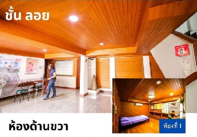 MRT ศรีนุช 1.1 กม. ให้เช่าอาคารสำนักงาน 4 ชั้น 5 คูหา 199ตร.วา.1,859ตร.ม.โรบินสัน ศรีนครินทร์ 700ม.  11นอน 7น้ำ