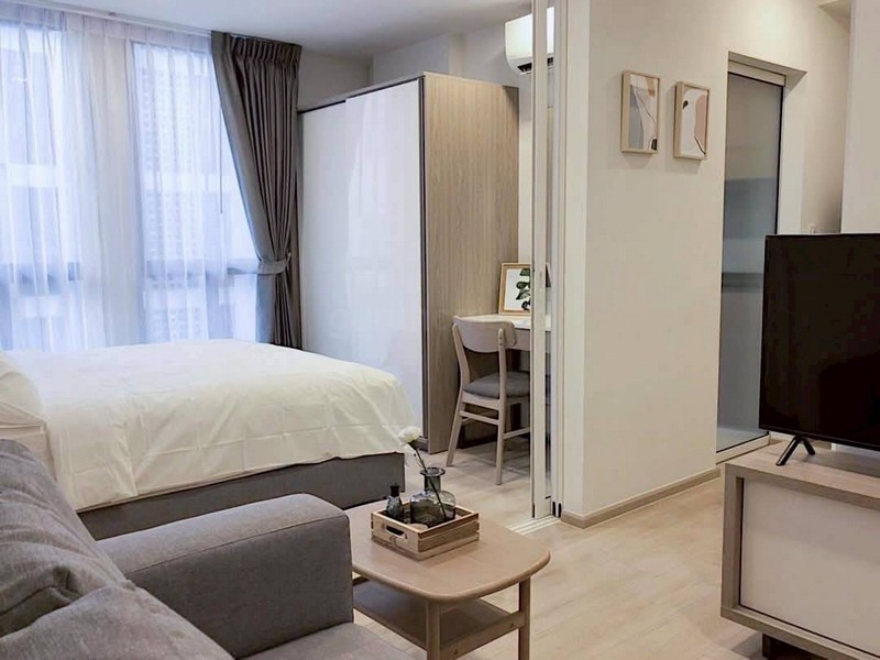 ให้เช่าคอนโด Chambers Onnut Station ห้องชั้น 4 ตึก A ขนาด 26 ตรม 1ห้องนอน ห้องมุมได้ความเป็นส่วนตัว ใกล้ BTSอ่อนนุช - ghd000568R