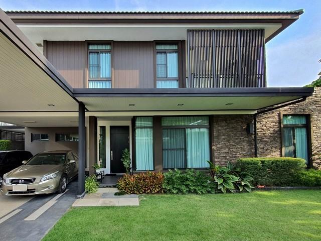 ให้เช่าบ้านเดี่ยว 2 ชั้น 115 ตรว. 4 ห้องนอน โครงการมัณฑนา เลค วัชรพล โซนทะเลสาบ ติดถนนสุขาภิบาล5 ใกล้ทางด่วน เข้า-ออกได้หลายทาง