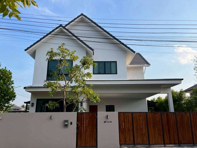 บ้านเดี่ยวสร้างใหม่ สไตลืนอร์ดิก เงียบสงบ เป็นส่วนตัว โซนหางดง 