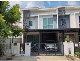 ขายทาวน์เฮ้าส์มือสองบางบัวทอง จังหวัดนนทบุรี โครงการ บ้านพฤกษา 100