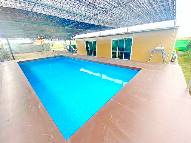 APL สุวรรณภูมิ 2.2 กม.ให้เช่า Pool Villa บ้าน 6 แอร์ 4 นอน  หลวงแพ่ง 182 ตร.วา.ม.พระจอมเกล้าลาดกระบัง 4กม. เฟอร์ เครื่องใช้ไฟฟ้าครบ4 น้ำ