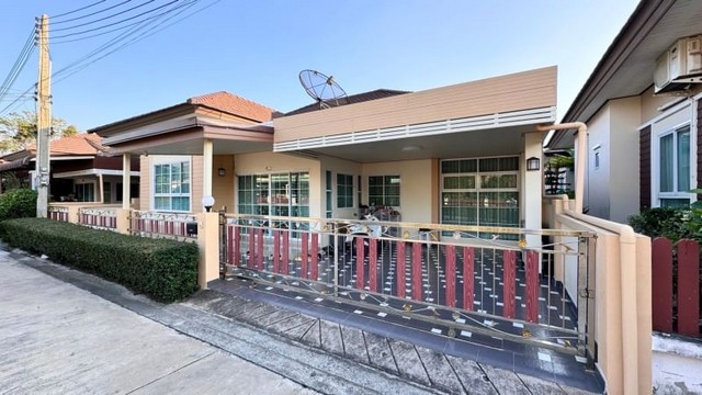 บ้านเดี่ยวมือสอง รีโนเวทใหม่ โครงการสิริภัสสรวิลเลจ บางพระ ศรีราชา ชลบุรี FP-H0606
