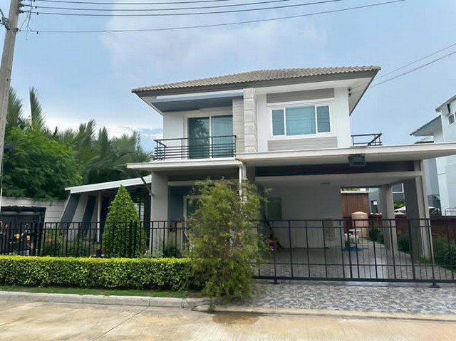 ขายบ้านเดี่ยวทำเลดีย่านพระราม2 พร้อมเข้าอยู่หลังริมในสุด มี 3 ห้องนอน  3 ห้องน้ำ