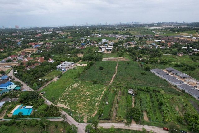 ขายที่ดิน 2-3-14 ไร่ ห้วยใหญ่ พัทยา ถมแล้ว ติดถนน 2 ด้าน TP-L1538